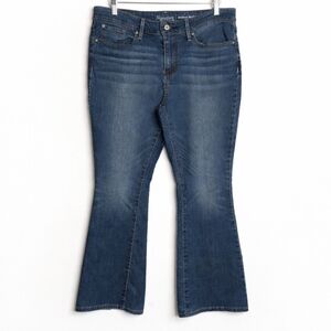 Levi Strauss Signature Modern Boot Cut Jeans Dark Wash, 12 Short